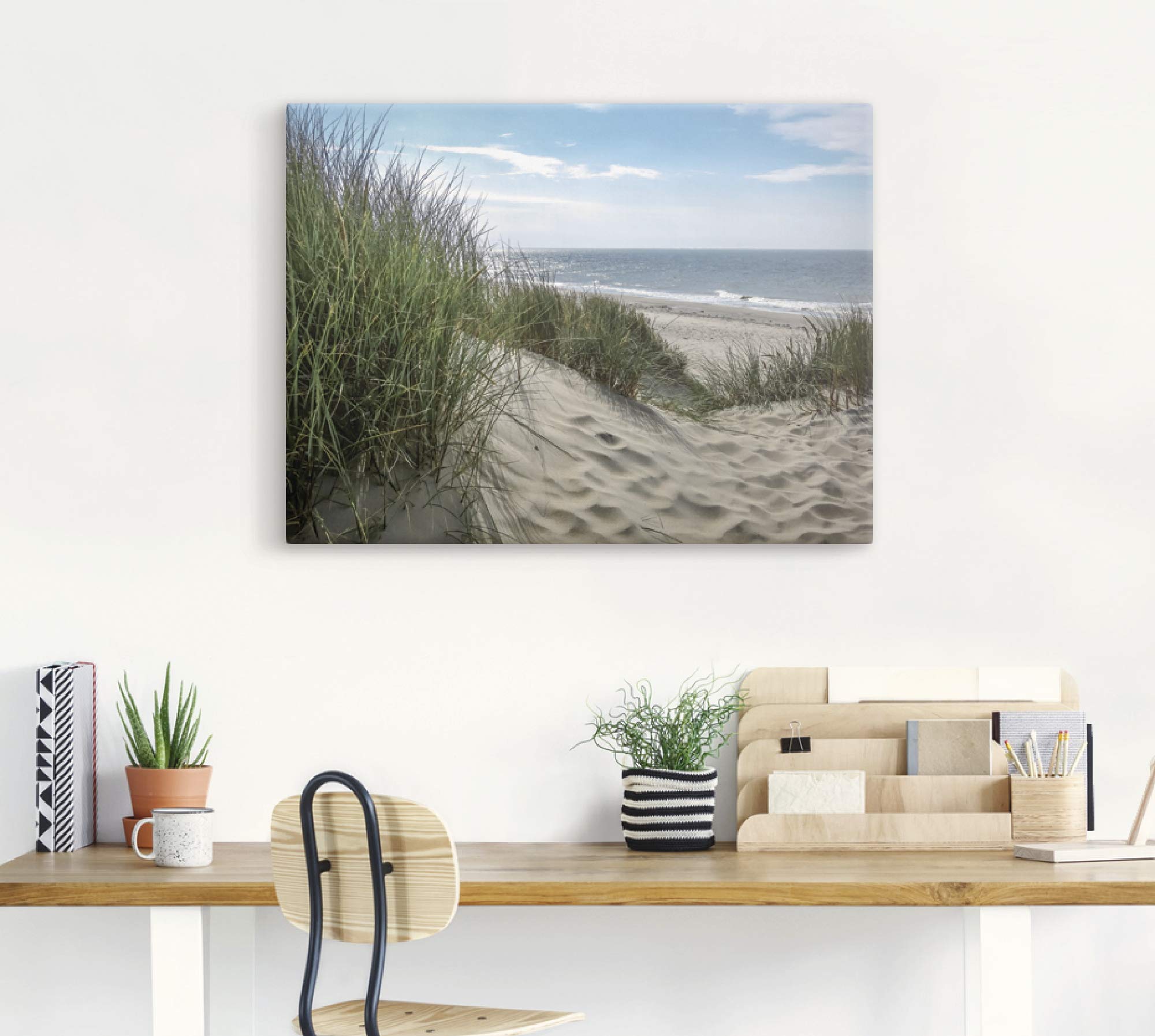 artland-leinwandbilder-weg-zum-strand-leinwandbild-80x60-cm-meer image 7