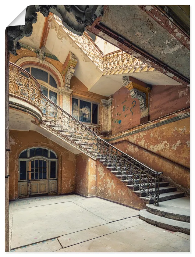 artland-kunstdrucke-treppenhaus-poster-60-x-80-cm-ungerahmt image 1