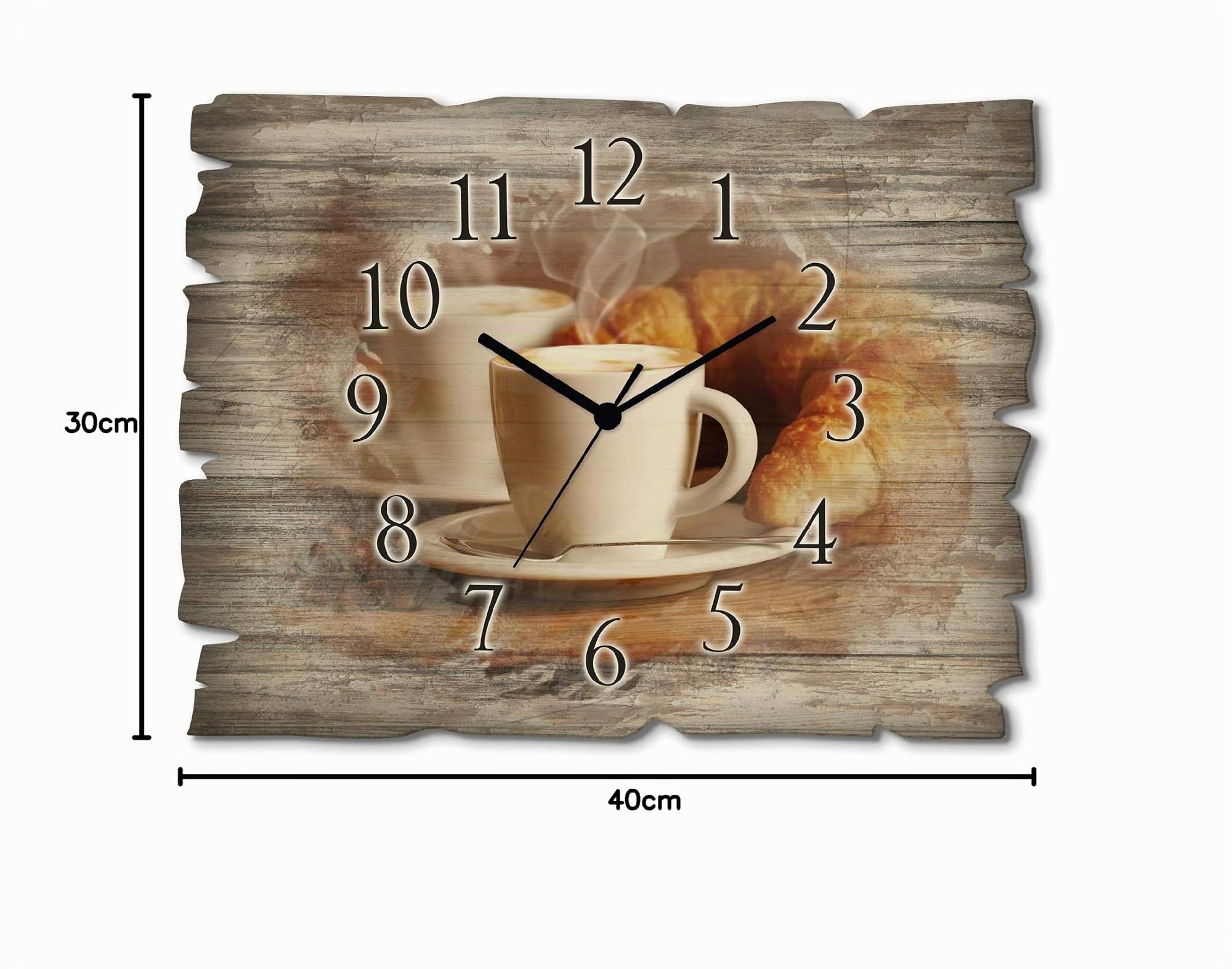 artland-wanduhren-cappuccino-holz-wanduhr-40x30-cm-lautlos-quarz image 8
