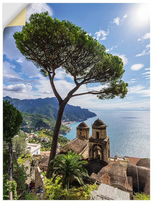 artland-wandaufkleber-ravello-italien-wandtattoo-30x40-cm-mediterran image 1