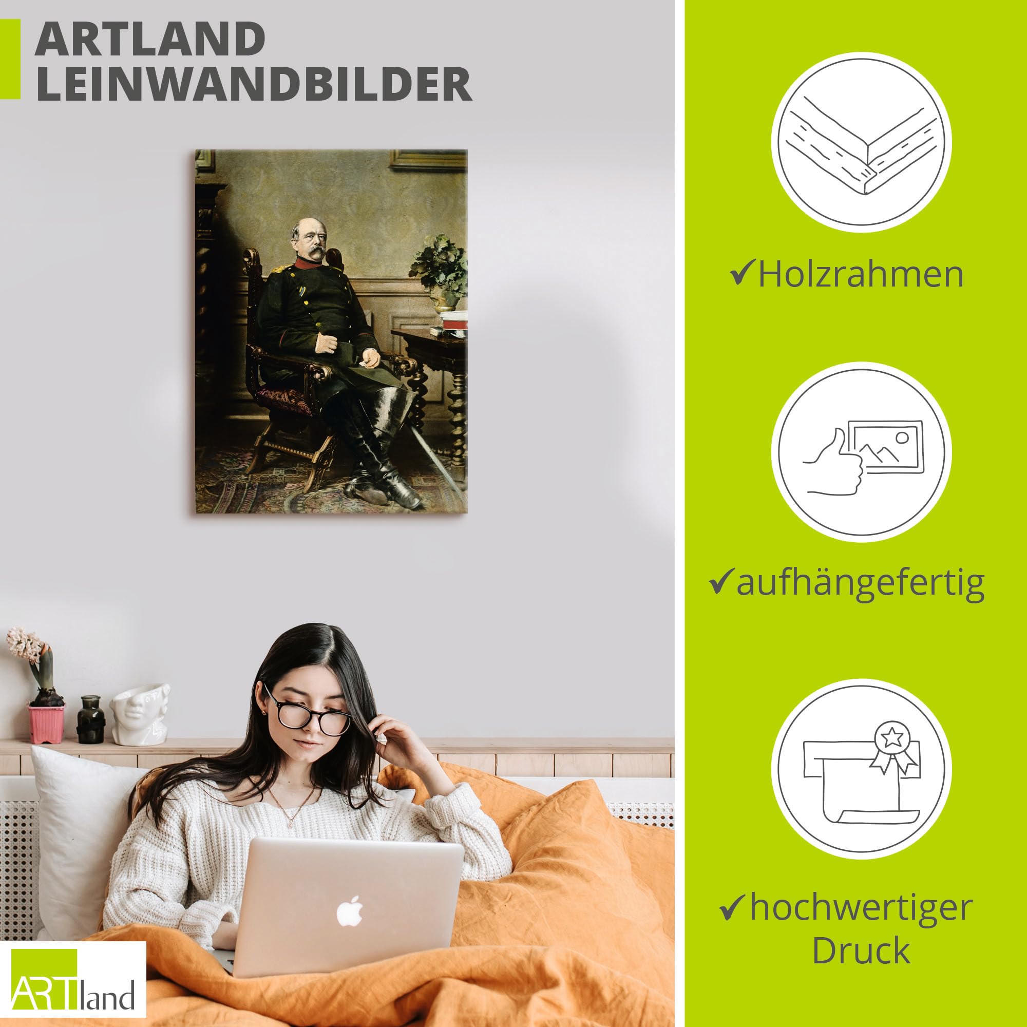 artland-leinwandbilder-otto-von-bismarck-leinwandbild-45x60-cm image 3