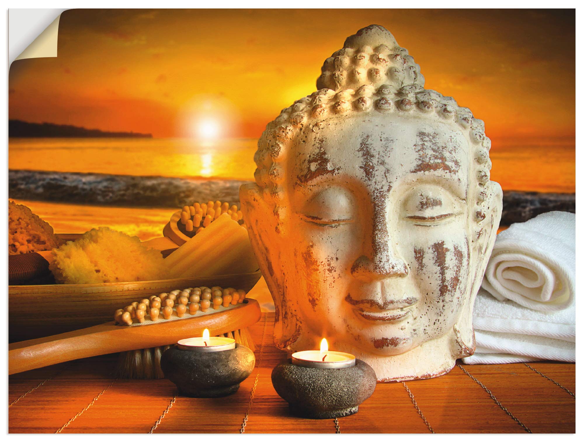 artland-buddha-wandtattoo-vinyl-wellness-zen-selbstklebend image 1