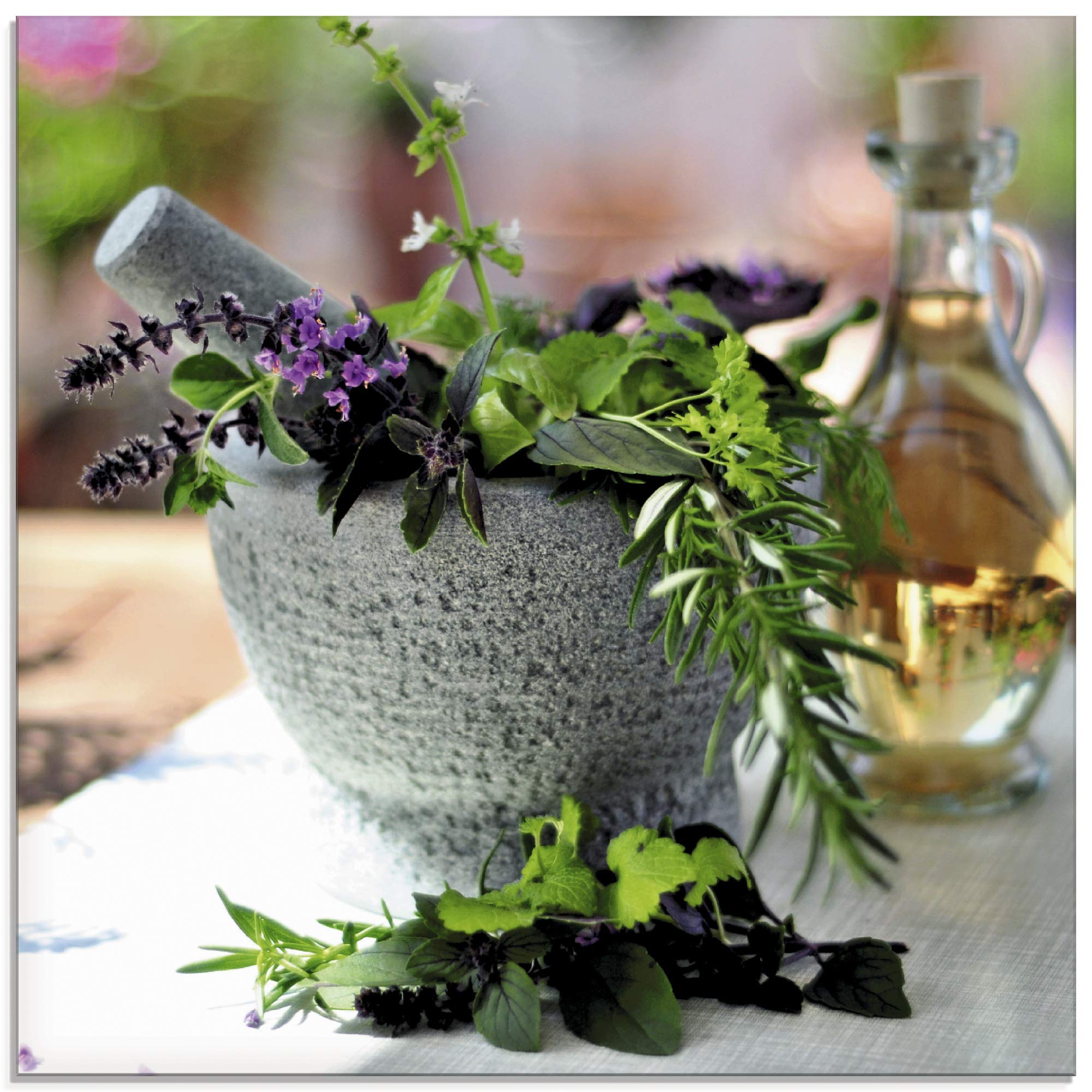 artland-glasbilder-kr-utermix-glasbild-stillleben-mediterran-f-r-k-che image 1