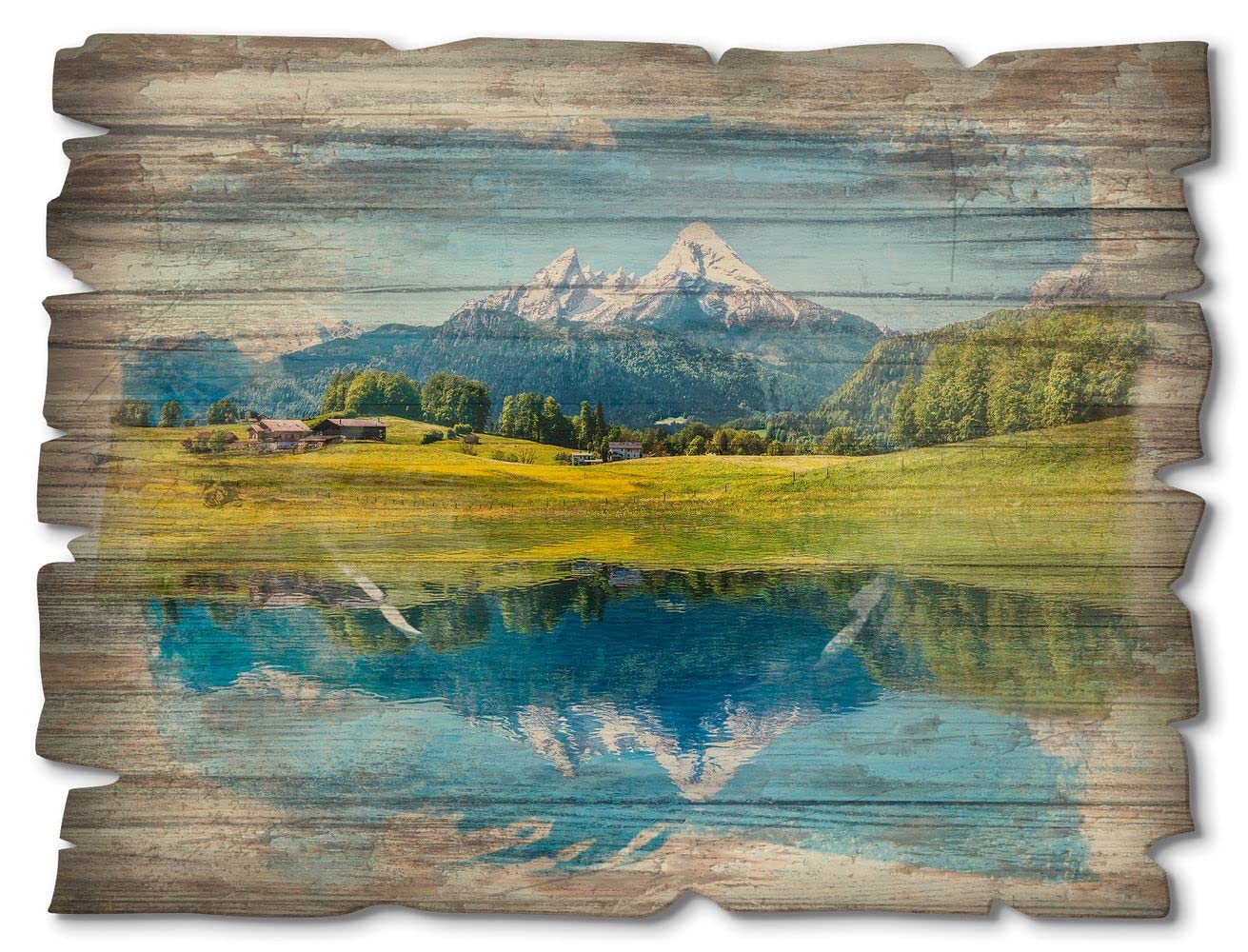 artland-holzbilder-steg-am-see-holzbild-40x30-cm-maritim image 8