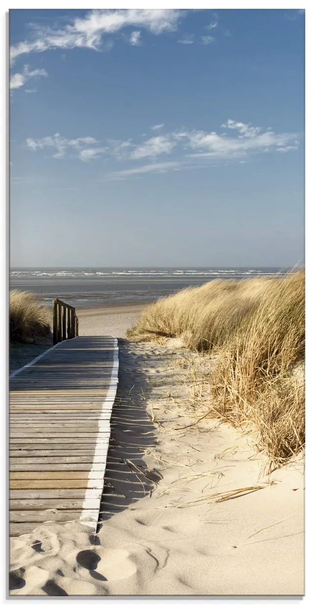 artland-glasbilder-glasbild-50x100-cm-strand-meer-steg-t5rm image 1