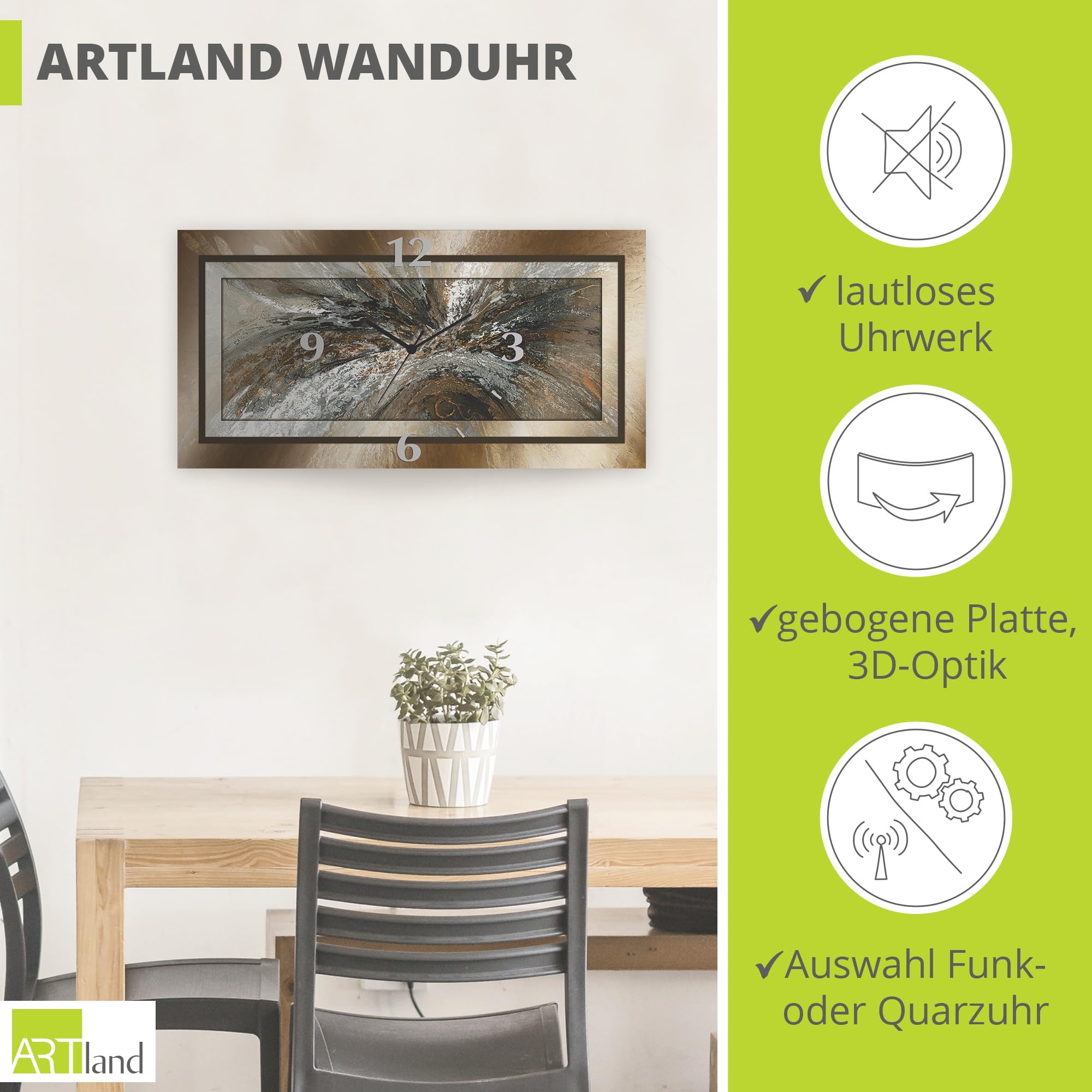 artland-wanduhren-quarzuhr-60x30-cm-abstrakt image 2