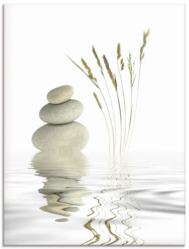 artland-glasbilder-glasbild-60x80-cm-zen-steine-gr-ser-t5vb image 1