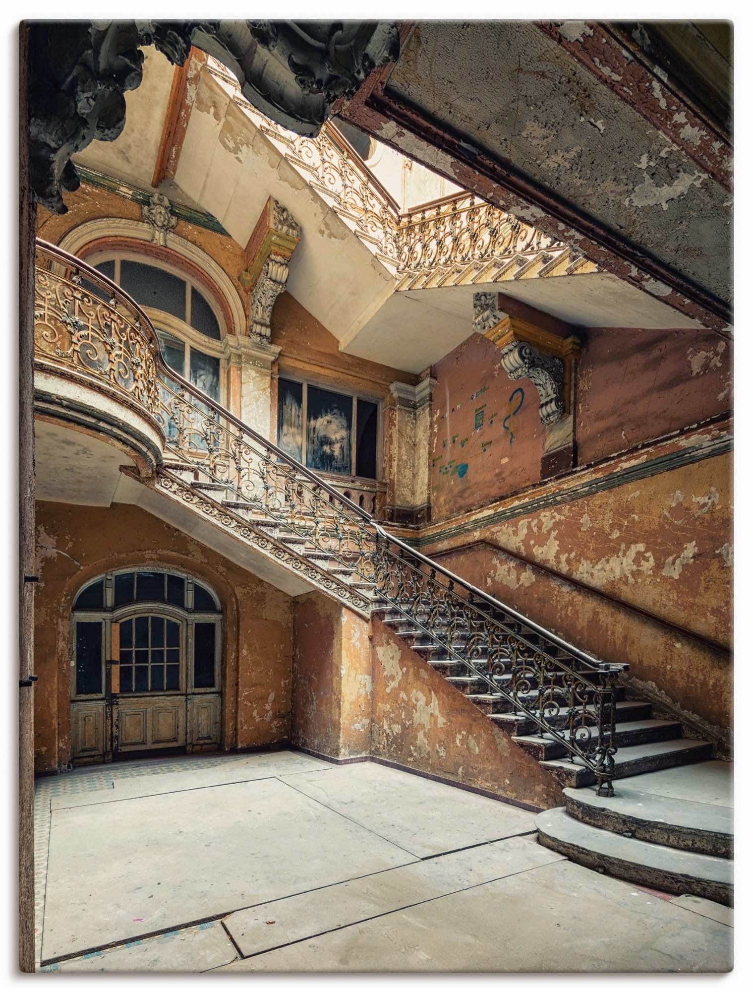 artland-lost-places-leinwandbild-60x45-cm-kirche image 3