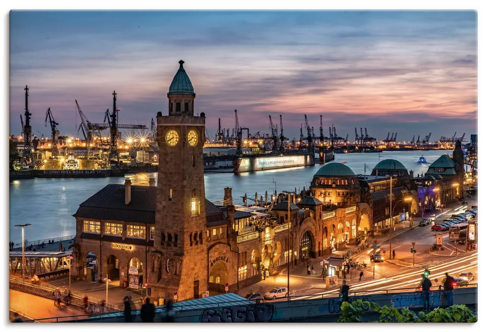 artland-leinwandbilder-hamburg-hafen-leinwandbild-90x60-cm image 1