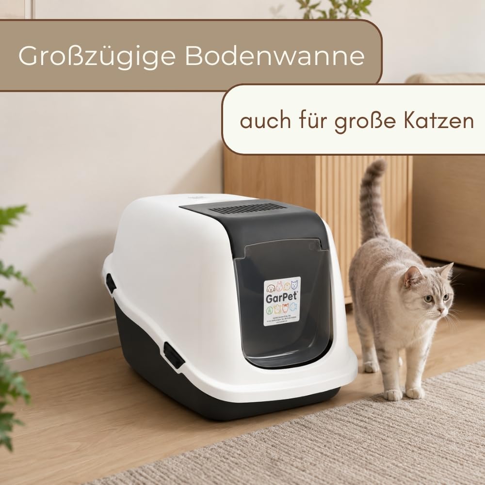 garpet-tierwelt-katzenklo-xl-mit-deckel-aktivkohlefilter image 6