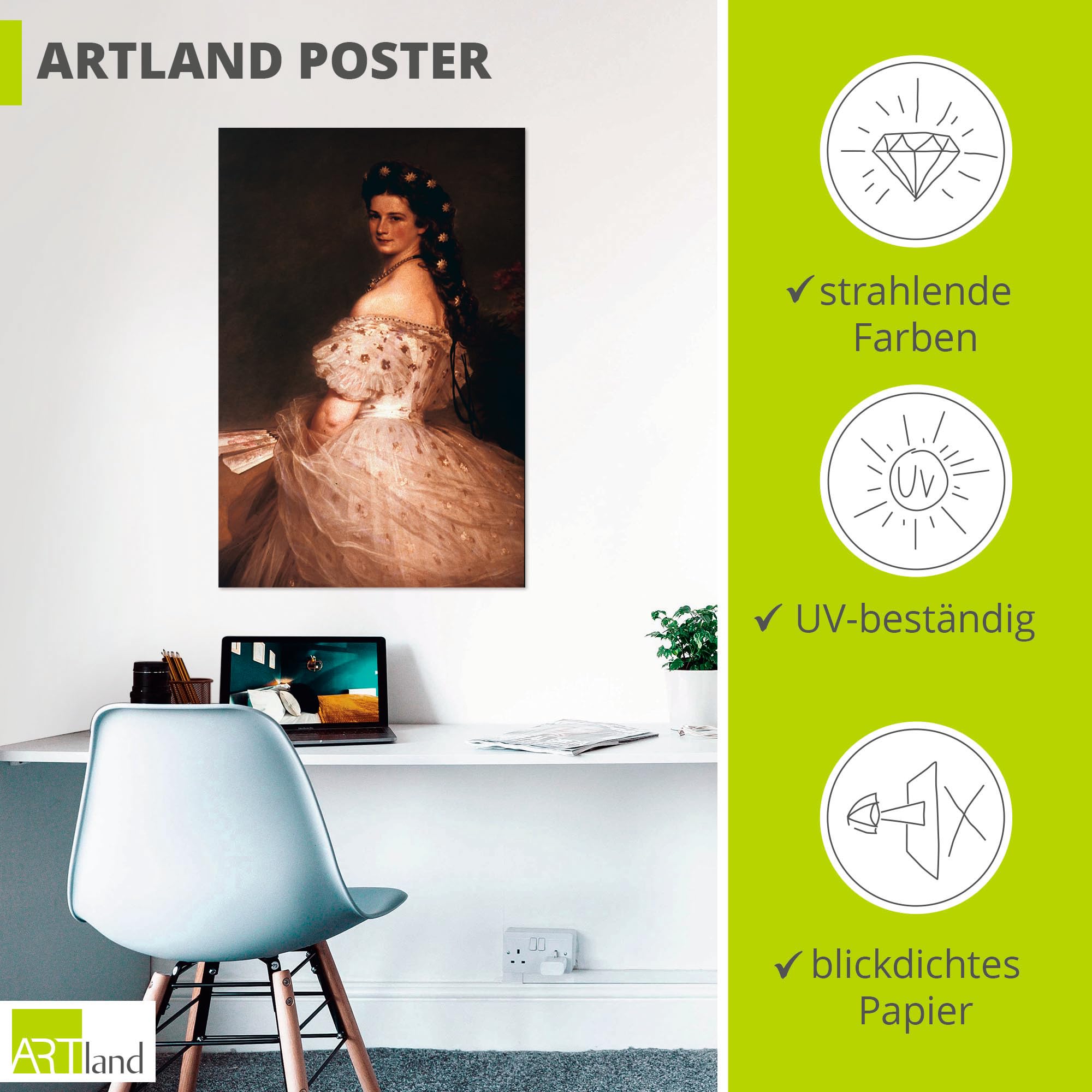 artland-poster-kaiserin-elisabeth-2-60x40-cm-portrait image 3