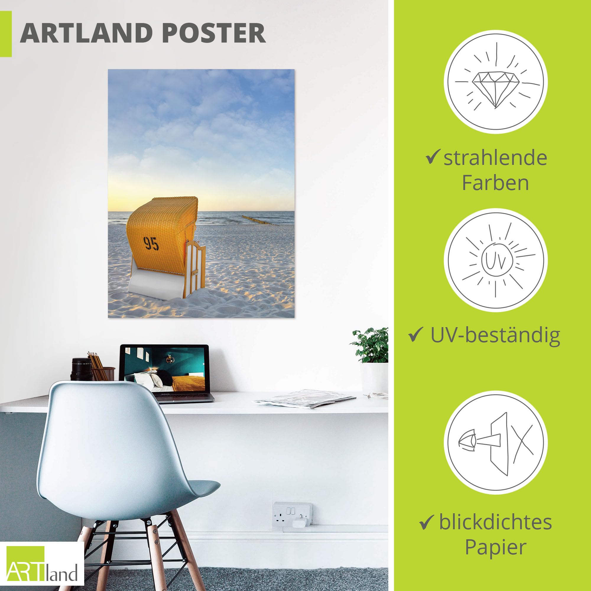 artland-kunstdrucke-t9ij-poster-60x80-cm-strandkorb image 3