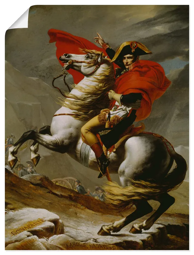 artland-kunstdrucke-napoleon-alpen-poster-jacques-louis-david image 1