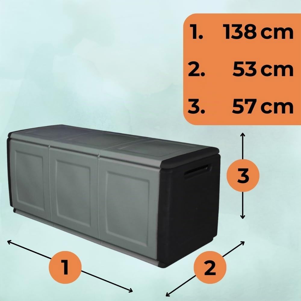 garpet-garten-gartenbox-410-l-kissenbox-wetterfest-xxl image 2