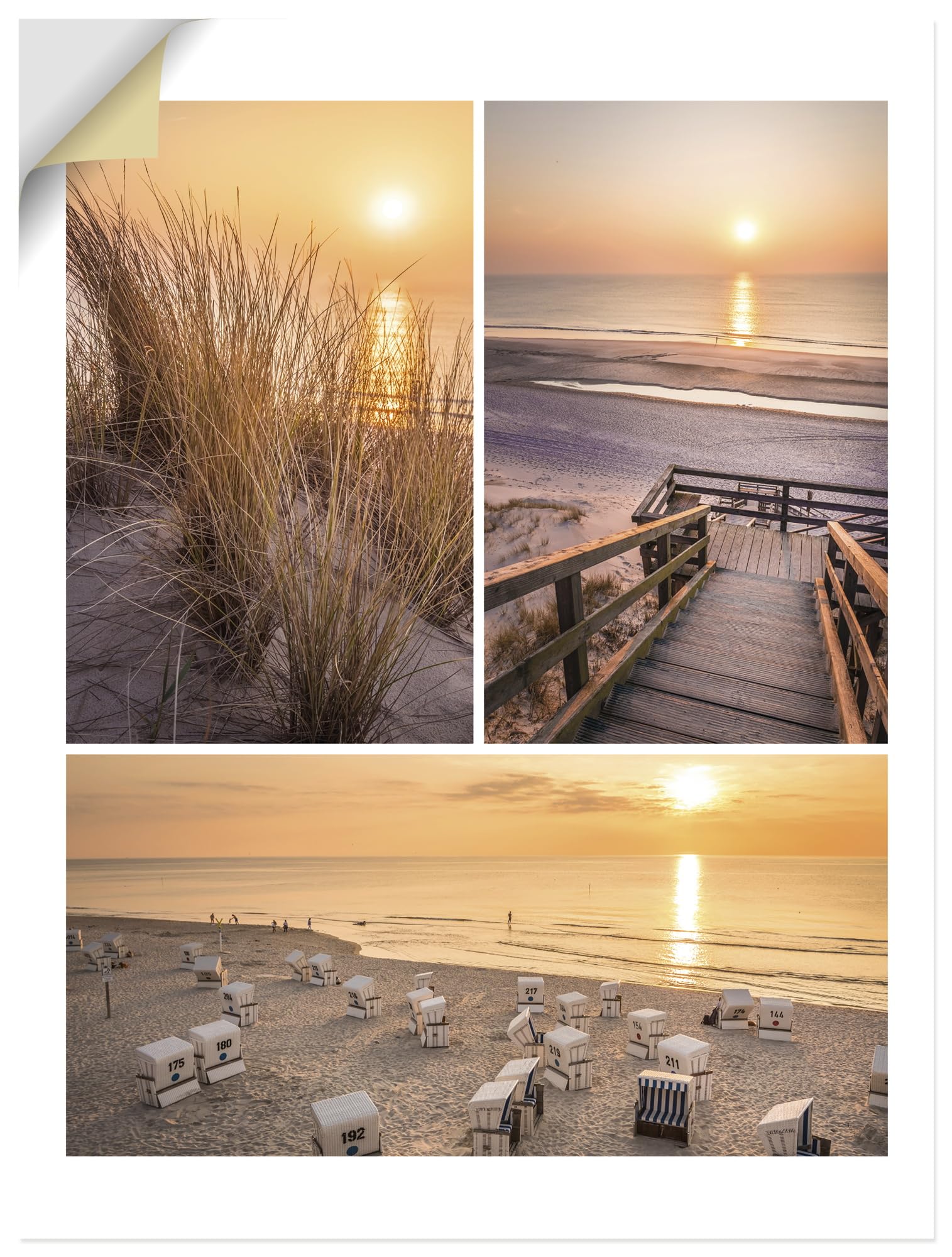 artland-wandaufkleber-sylt-strand-60x80-cm-vinyl-selbstklebend image 7