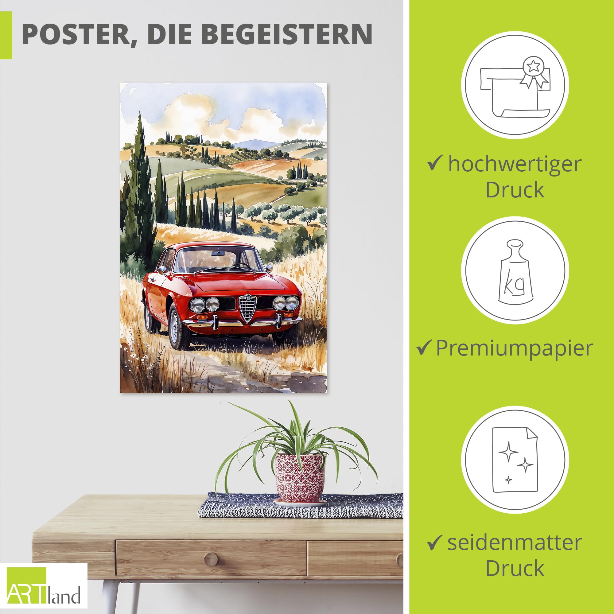 artland-kunstdrucke-u6ep-poster-40x60-cm-rot-oldtimer image 2