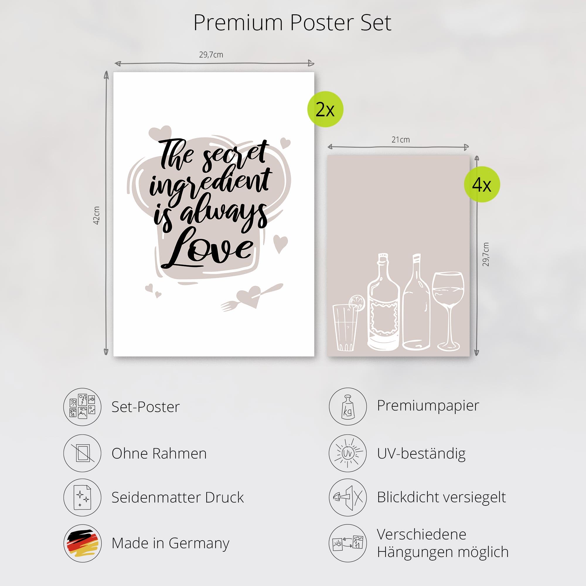 artland-posterset-weihnachten-6tlg-a3-a4-ohne-rahmen-winter image 4