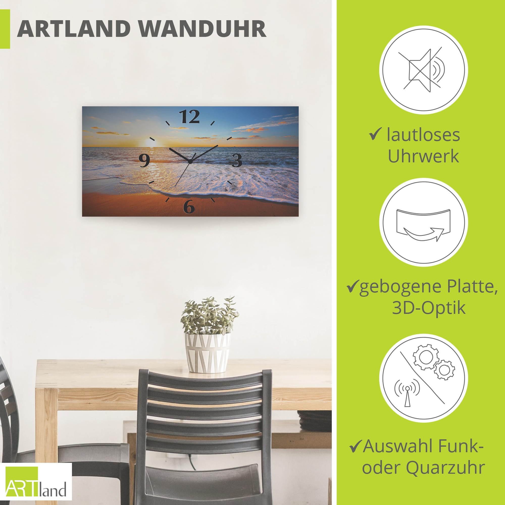artland-wanduhren-s7le-wanduhr-50x25-cm-strand-lautlos image 2