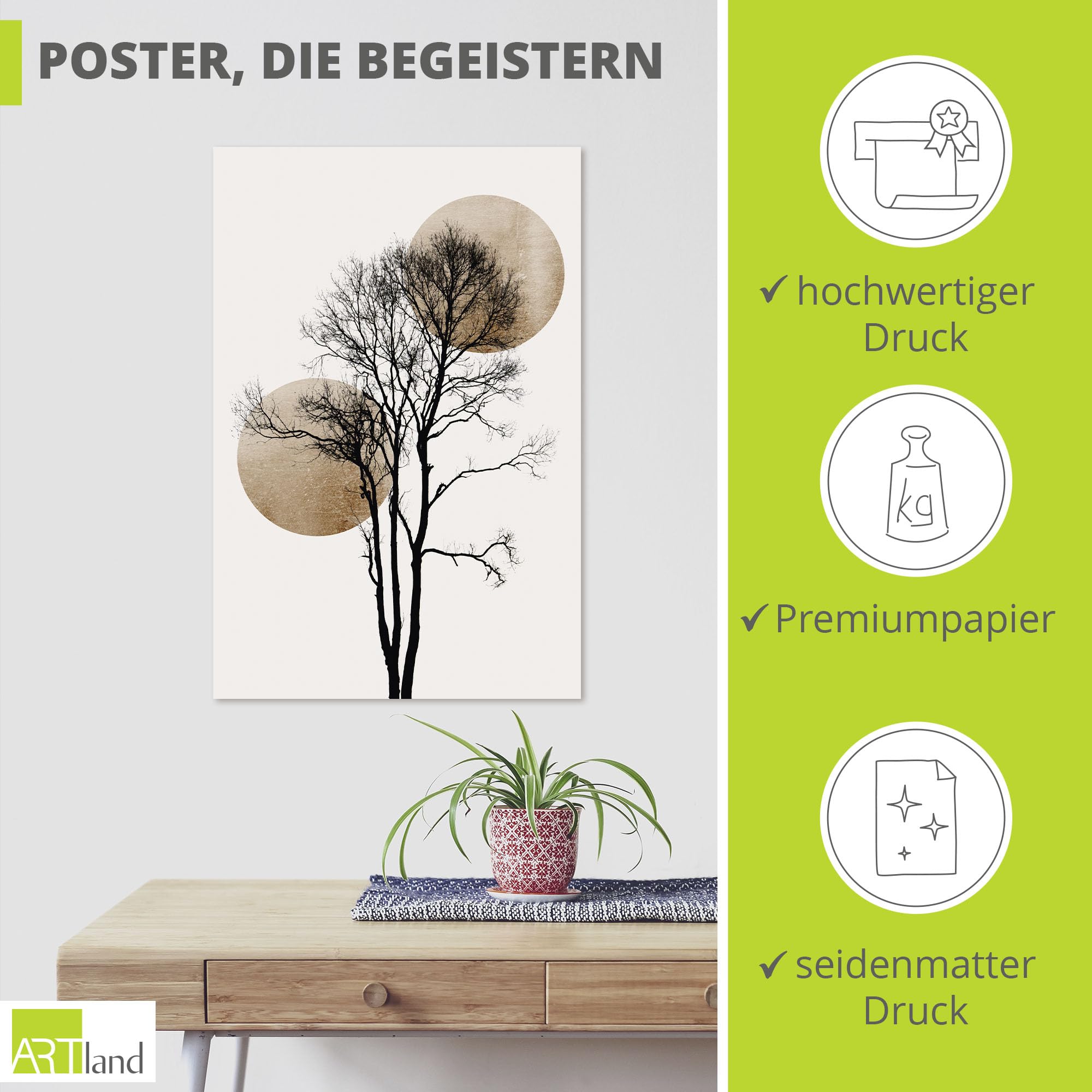 artland-sonne-mond-poster-60x90-cm-minimalismus image 2