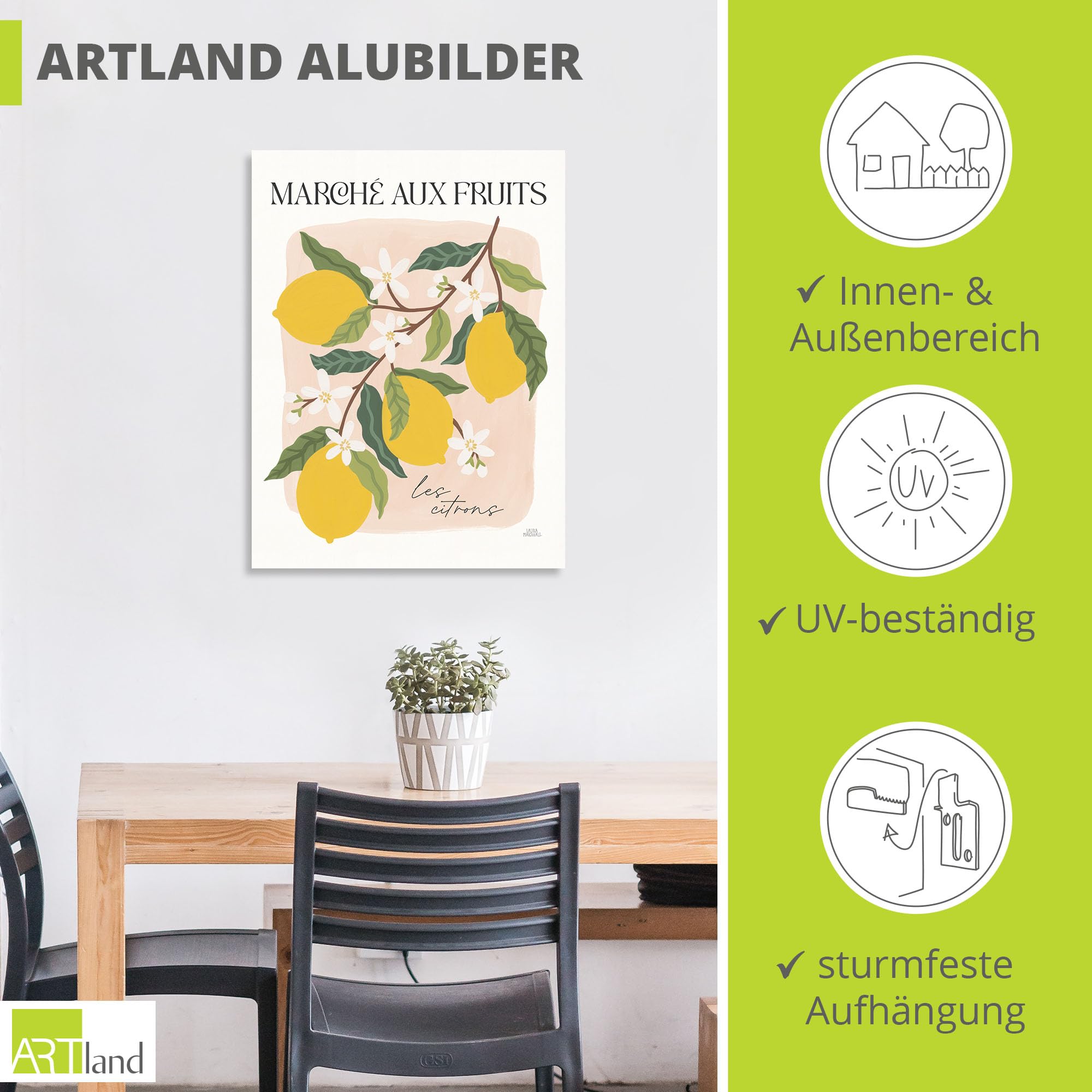 artland-alubilder-u5su-alubild-amalfi-zitronen-sommer-gelb image 3
