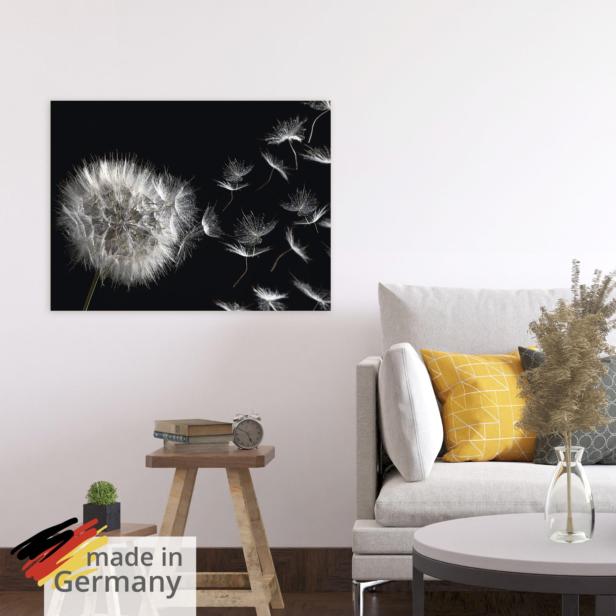 artland-pusteblume-poster-80x60-cm-schwarz-wei image 4